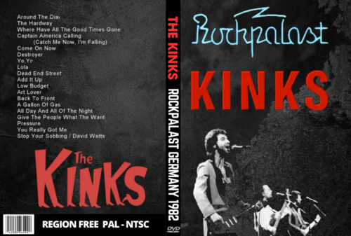 The Kinks Live At RockPalast, Germany 04/04/1982 DVD