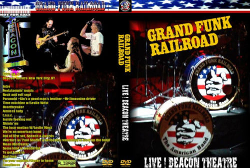 GRAND FUNK RAILROAD Live At The Beacon Theater, New York City, NY 04/25/1997 DVD