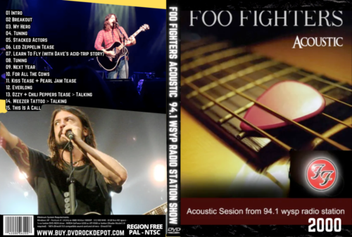 FOO FIGHTERS Acoustic  94.1 WSYP Radio Station Show, Philadelphia, PA 07/11/2000 DVD
