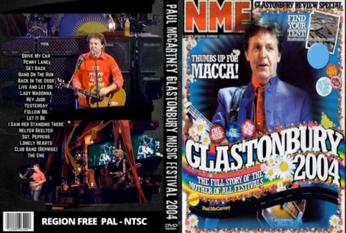 Paul Mccartney Glastonbury Music Festival, Glastonbury, UK 06/26/2004  DVD