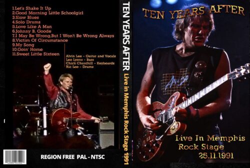 Ten Years After Live In Memphis Rock Stage 11/25/1991 DVD