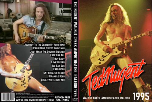 Ted Nugent Walnut Creek Amphitheater, Raleigh, NC 06/23/1995 DVD