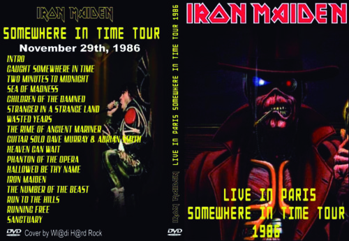 IRON MAIDEN  Live In Paris, France 11/29/1986 (2DVds)