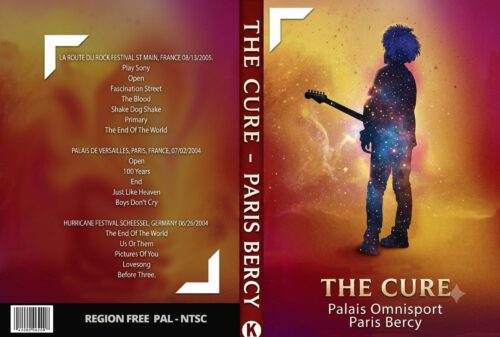 The Cure Live In France 2005 (2 Concerts) +Live At Hurricane Festival Germany 2004 DVD