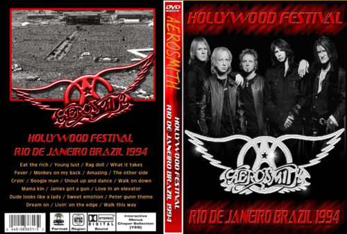 AEROSMITH Live Hollywood Festival Rio De Janeiro, Brazil 1994 DVD