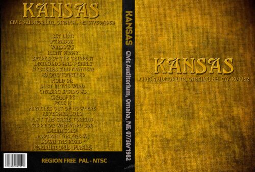 Kansas Civic Auditorium, Omaha, NE. 07/30/1982 DVD
