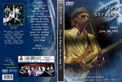 Dire Straits Live In Basel Switzerland 1992 DVD