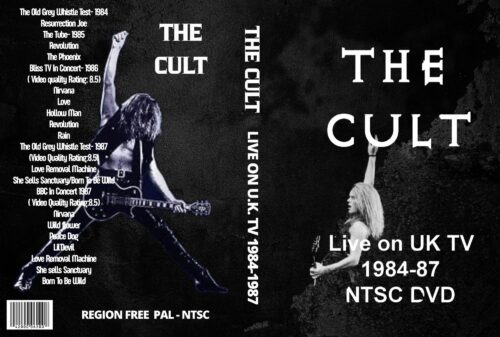 The Cult Live On U.K. TV 1984-1987 DVD