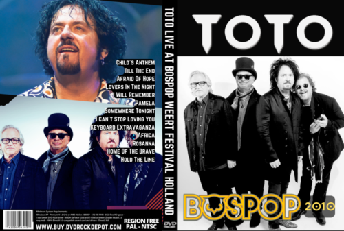 Toto Live At Bospop Weert Festival Holland 11/07/2010 DVD