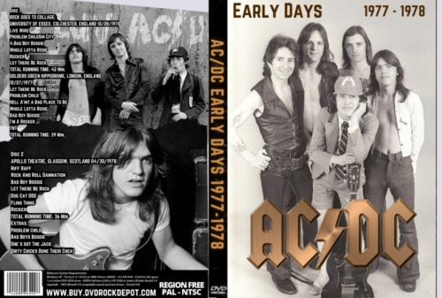 AC/DC Early Days 1977-1978 (2 DVD Set)