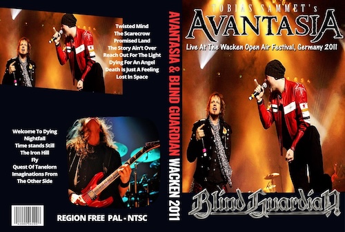 Avantasia Live At The Wacken Open Air Festival, Germany 2011 + Blind Guardian DVD