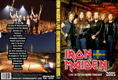 IRON MAIDEN Live Gothenburg Sweden 2005 DVD
