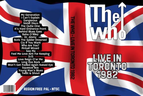 The Who Live in Toronto Canada 1982 DVD