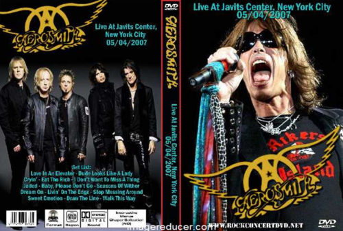 AEROSMITH Live At Javits Center New York City 2007 DVD