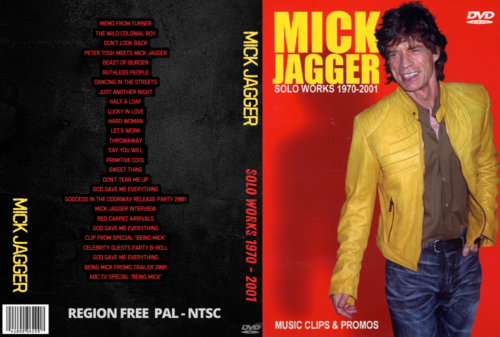 Mick Jagger Solo Works 1970-2000(Music Clips & Promos) DVD