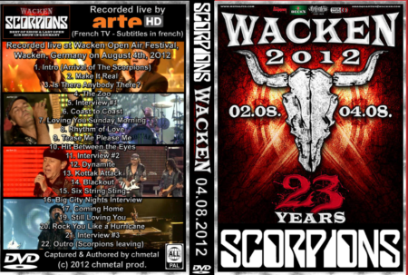 Scorpions Live At Wacken Open Air Festival Germany 2012 DVD