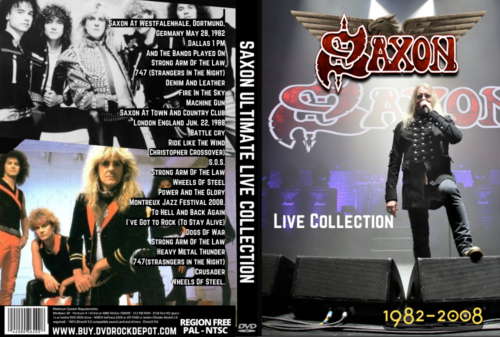 SAXON Ultimate Live Collection DVD | DVD Rock Depot