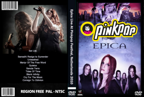 Epica Live At Pinkpop Festival, Netherlands 2010 DVD