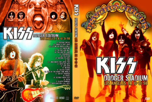 Kiss Live at Dodger Stadium LA Halloween Night 1998 DVD