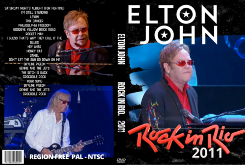 Elton John Live At The Rock In Rio Brazil 09/23/2011 DVD