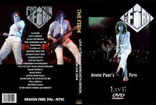 The Firm Live At The Hammersmith Odeon, London U.K 1984 DVD | DVD