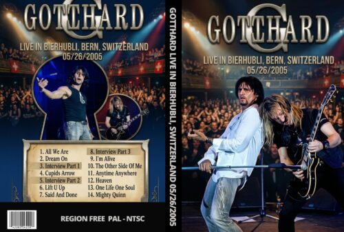 Gotthard Live In Bierhubli, Bern, Switzerland 05/26/2005 DVD