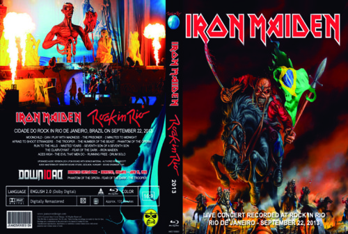 Iron Maiden  Live At The Rock In Rio Brazil 2013 DVD