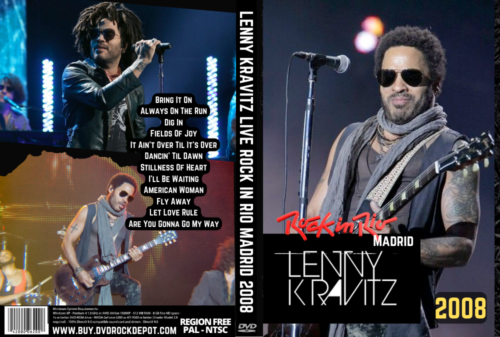 LENNY KRAVITZ Live Rock In Rio Madrid, Spain 07/06/2008 DVD