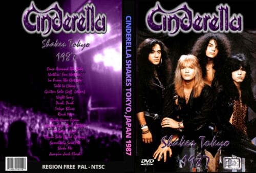 Cinderella Shakes Tokyo, Japan 1987 DVD