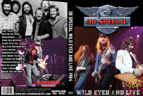 38 Special Wild Eyed And Live 1984 DVD