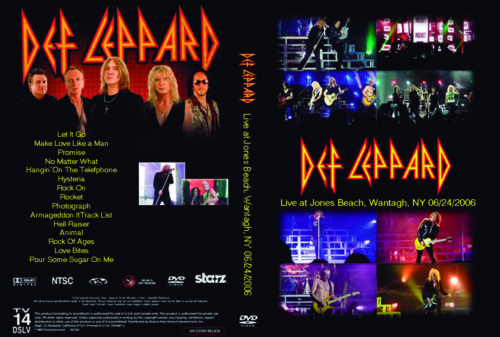 Def Leppard Jones Beach, Wantagh, NY 06/24/2006 DVD