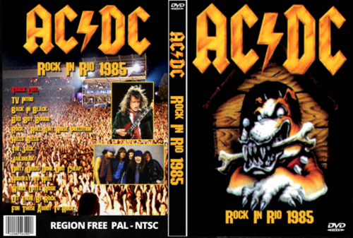 Ac/Dc Live Rock In Rio Brazil 1985 DVD | DVD Rock Depot