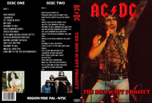 AC/DC Bon Scott Years On TV 1974-1979 + Live Performances (2 DVDs)