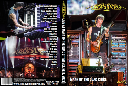 BOSTON Live At Mark Of The Quad Cities Moline IL 07/16/2003 DVD