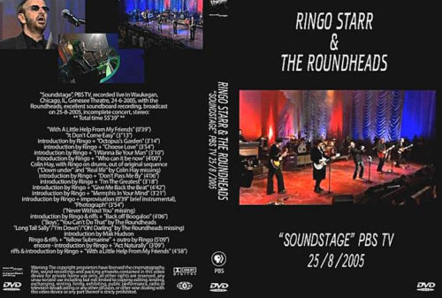 Ringo Starr PBS Soundstage 06/24/2005 DVD
