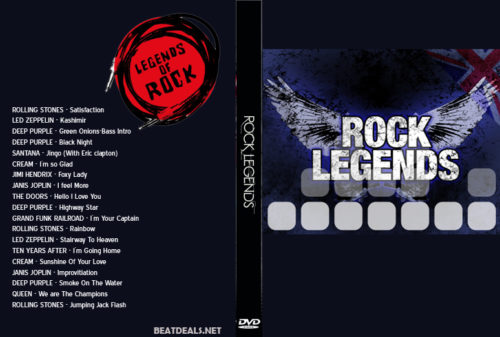 Rock Legends, Various Rock Classic Bands Live Performances DVD