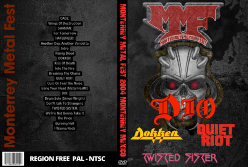 MONTERREY METAL FESTIVAL Monterrey, Mexico 2004 DVD