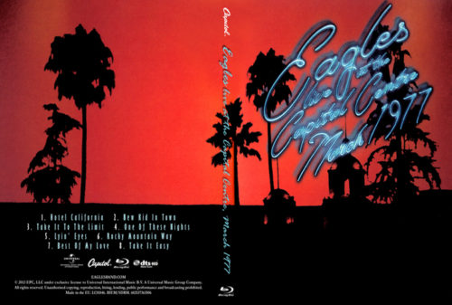 The Eagles Live At The Capital Centre Largo, MD 03/21/1977 DVD