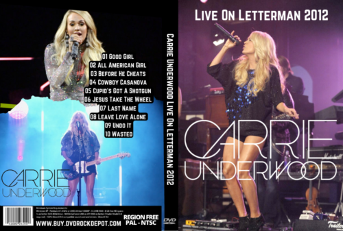 Carrie Underwood Live On Letterman 2012 DVD