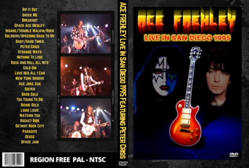 ACE FREHLEY Live In San Diego 1995 Featuring Peter Criss DVD