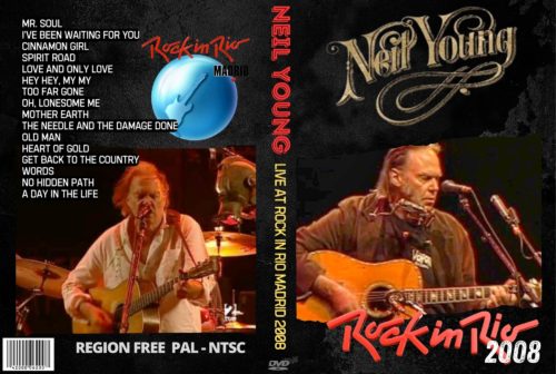 NEIL YOUNG Live At The Rock In Rio Madrid 2008 DVD