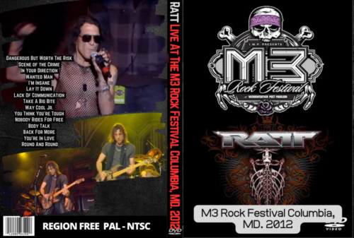 Ratt Live At The M3 Rock Festival, Merriweather Post Pavilion, Columbia, MD. 2012 DVD