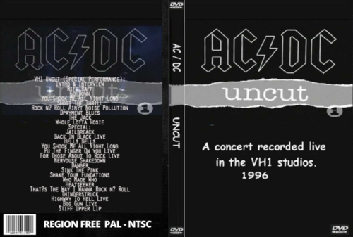AC/DC  Uncut VH1 Special DVD