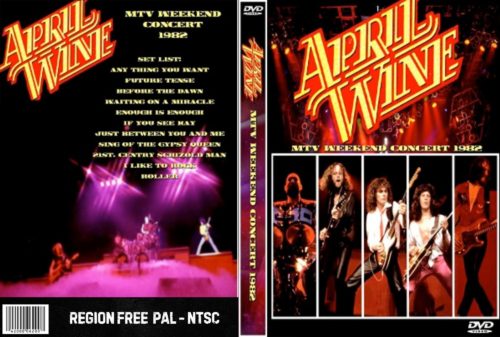 April Wine MTV Weekend Concert + Videos 1982 DVD