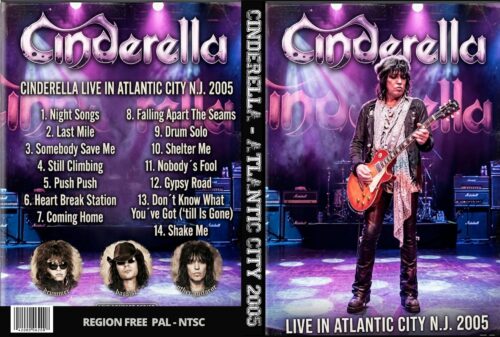 CINDERELLA Live In Atlantic City N.J. 2005 DVD