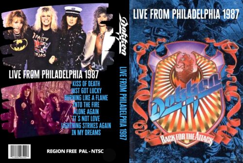 DOKKEN Live From Philadelphia 1987 DVD
