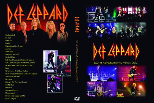 Def Leppard Live At The Arena Monterrey, Mexico 09/06/2012 DVD