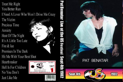 PAT BENATAR Live At The U.S. Festival 1982 DVD