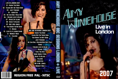 Amy Winehouse BBC Sessions London + Live In London 2007 DVD