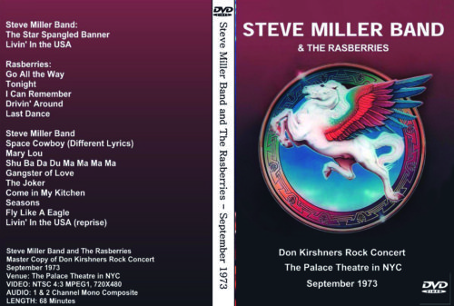 Steve Miller Band & The Rasberries Don Kirshner´s Rock Concert 1973 DVD